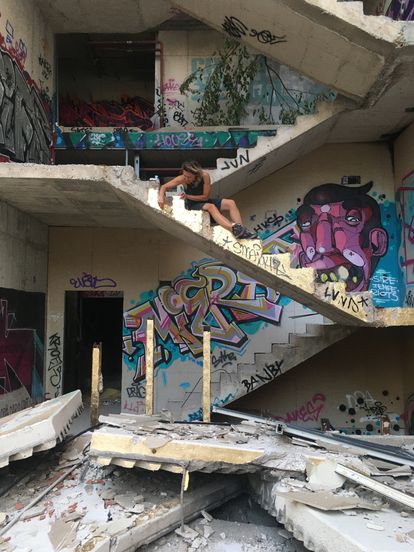 Intervención de Virginia Frieyro en 'Aragon Park', 2021.  