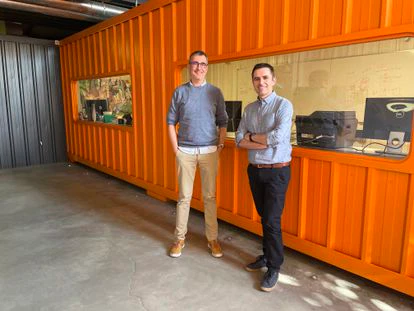 Alberto de la Morena (izquierda) y Carlos Suárez, de Dinahosting.