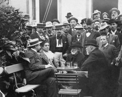 Giuseppe Verdi, en las termas de Montecatini, en 1892. 