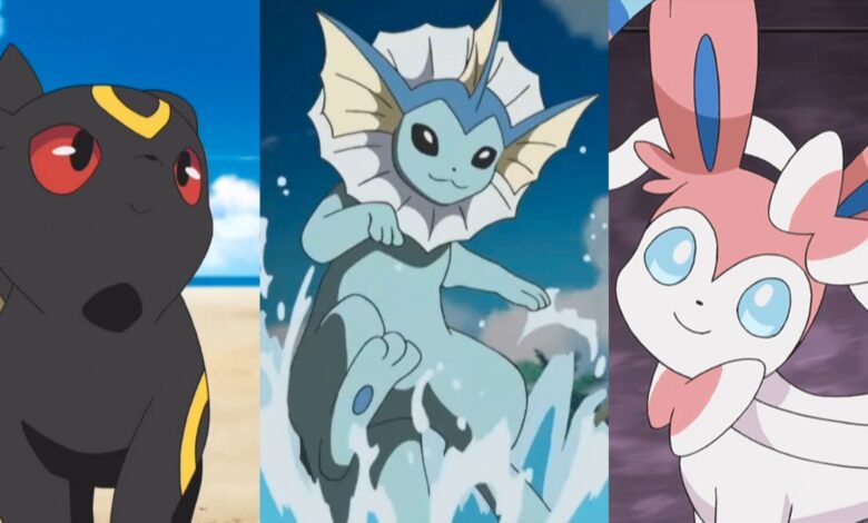 Cada Eeveelution en Pokémon, clasificado |