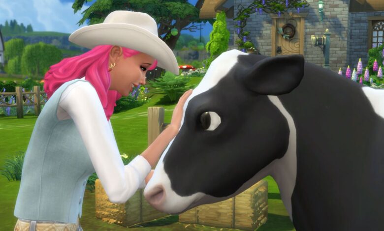 Cómo conseguir animales de granja en Sims 4 (DLC Cottage Living)