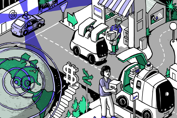 Cómo el proyecto de automóvil autónomo de Google generó accidentalmente su rival de entrega robótica