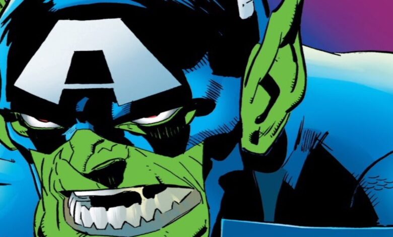 El Capitán América es el héroe favorito de los Skrulls en los cómics