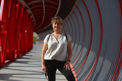 Marisa Velasco, de la asociación Derecho a Morir Dignamente, este martes en Alicante.