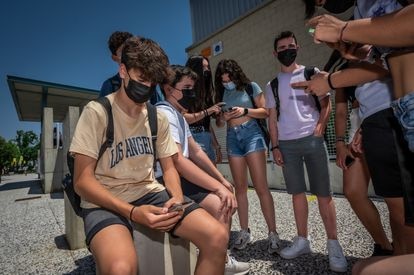 Estudiantes de la ESO del CPI El Espartidero, Zaragoza, el curso pasado.