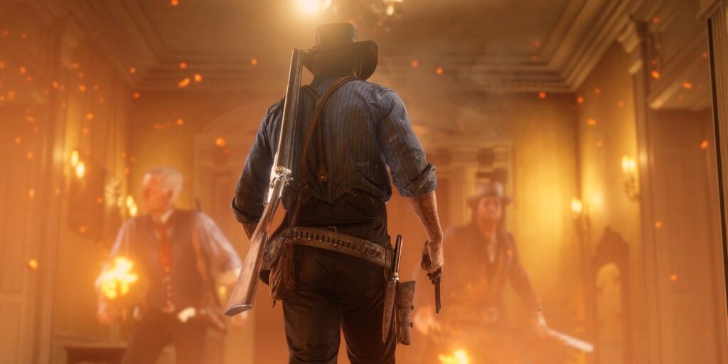 El timelapse de Red Dead Redemption 2 hace que Arthur recorra el mapa con un cuenco de estofado