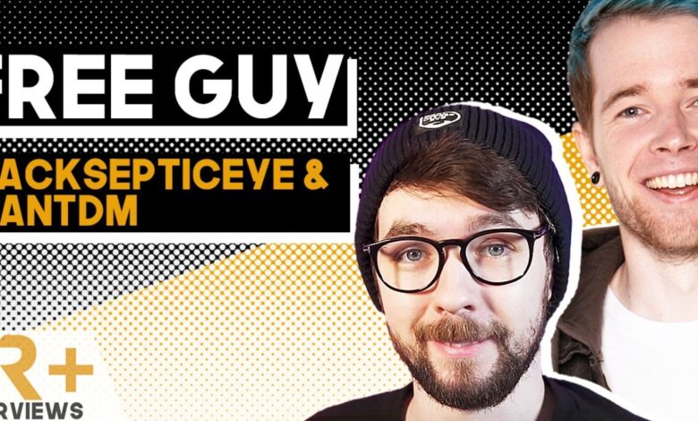 Entrevista a Jacksepticeye & DanTDM: Free Guy |