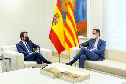 Pedro Sánchez y Pere Aragonés reactivaron el diálogo sobre Cataluña una semana después de los indultos.