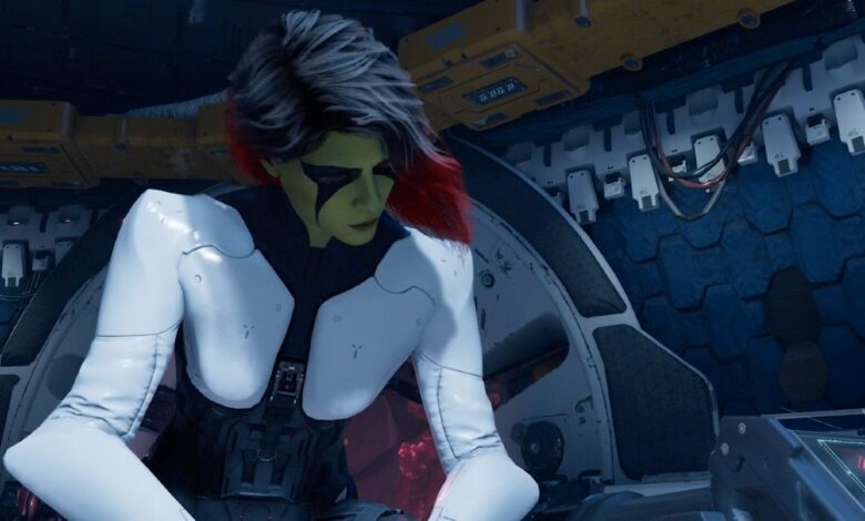 Gamora de Guardianes de la Galaxia de Marvel no se parece en nada a la de MCU