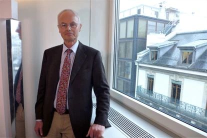 Álvaro de Orleans y Borbón en Ginebra en enero de 2020.