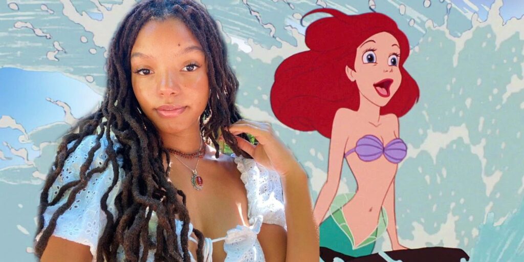 La estrella de la Sirenita Halle Bailey se burla de una adaptación de acción en vivo