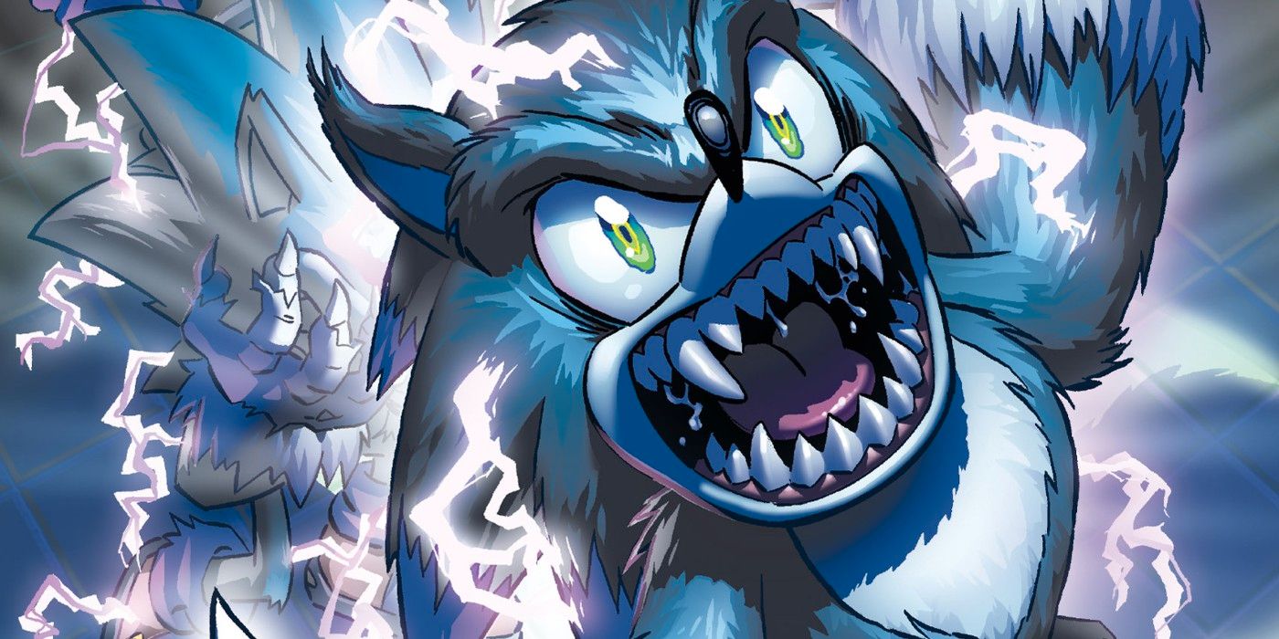 La forma de Werehog de Sonic es mucho más oscura en los cómics que en los juegos