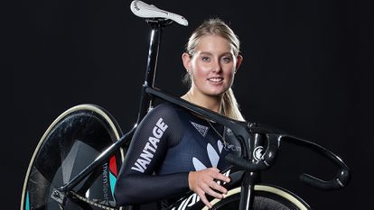 La ciclista Olivia Podmore, en 2017.