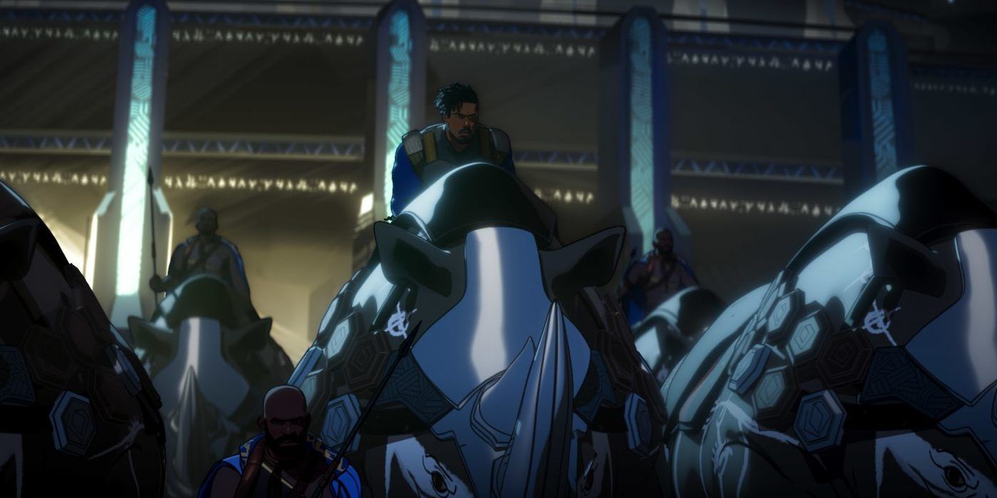 Las imágenes del episodio 6 de Marvel's What If revelan a Killmonger en Wakanda