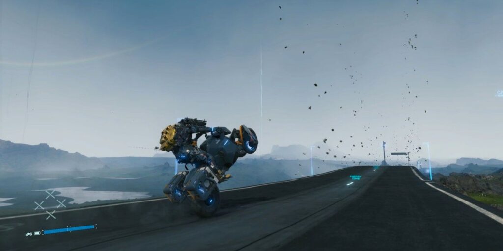 Los jugadores de Death Stranding pueden hacer que Norman Reedus haga acrobacias en motocicleta