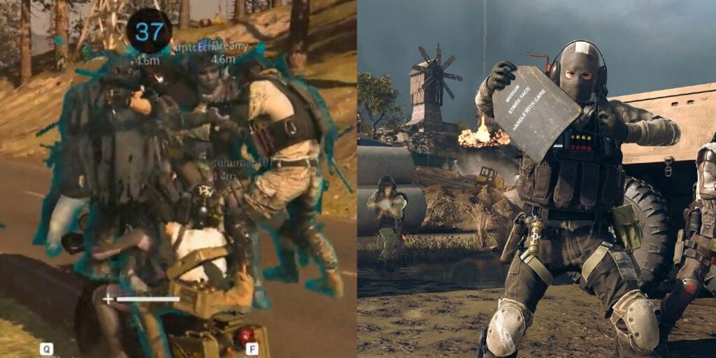 Los jugadores de Warzone se amontonan en una sola motocicleta como un coche payaso