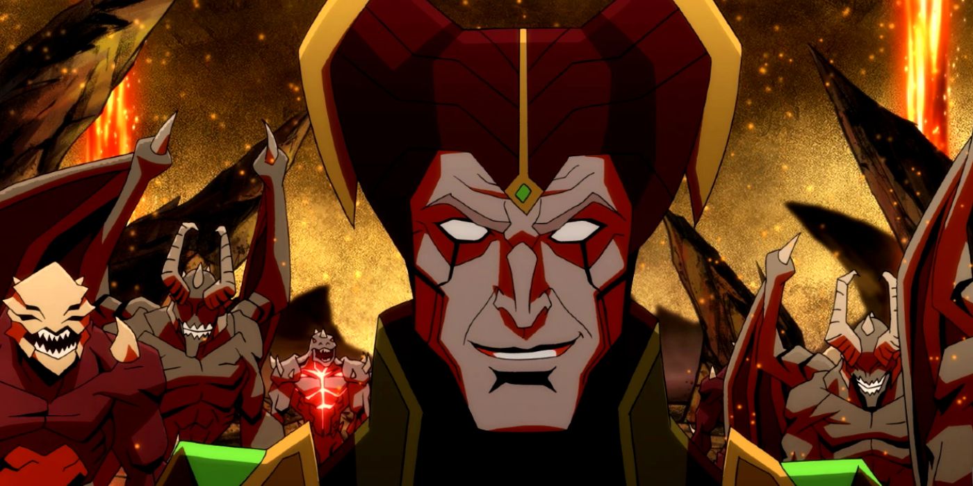 Mortal Kombat Legends: Battle of the Realms Clip: Scorpion y Shinnok se enfrentan [EXCLUSIVE]