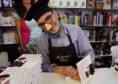 El chef Falsarius, Nacho Moreno, en 2012.