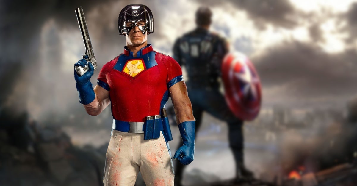 La serie de televisión Peacemaker dice Marvel ¿Y si el Capitán América gigante debilucho Twitter