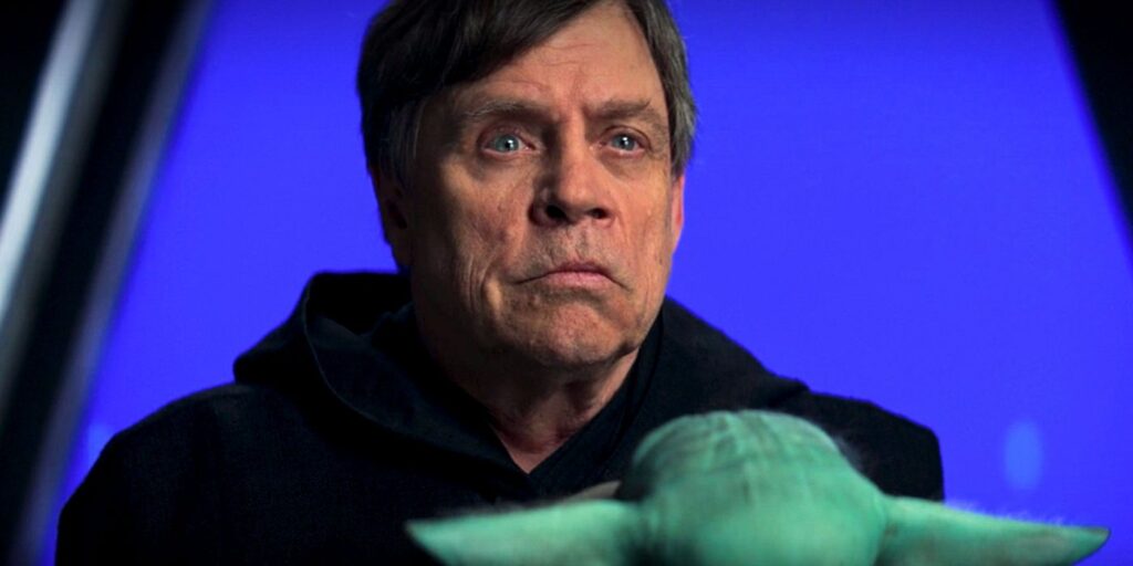 Por qué la temporada 2 de Mandalorian no usó la voz real de Mark Hamill para Luke