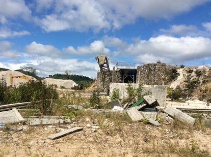 Construcción de la represa financiada por el BID Invest en la región de Ixquisis en el norte de Guatemala / CORTESÍA AIDA