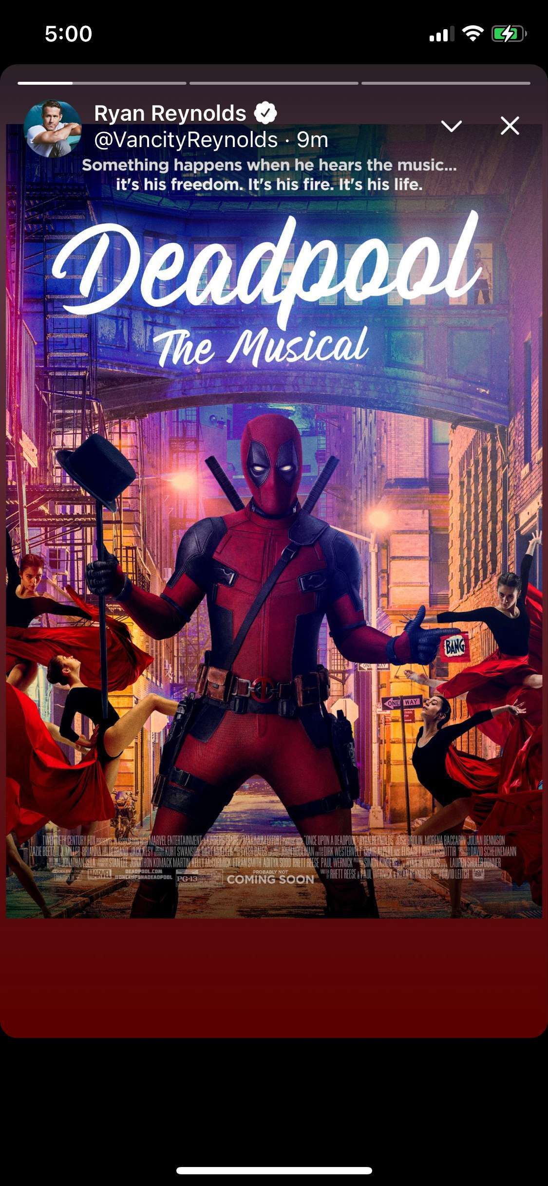 Deadpool el musical Deadpool el musical