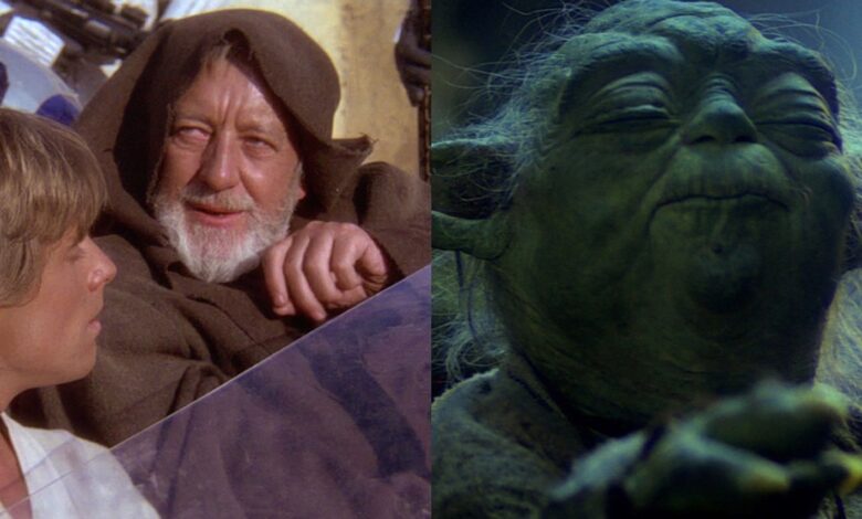 Star Wars: 5 lecciones que Luke aprendió de Obi-Wan (y 5 que aprendió de Yoda)