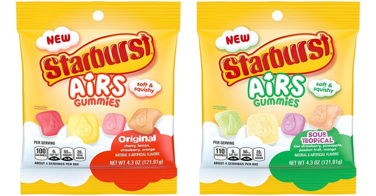 Starburst airs caramelos