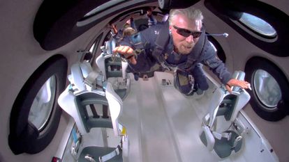 El multimillonario británico Richard Branson, un pionero del turismo espacial.
