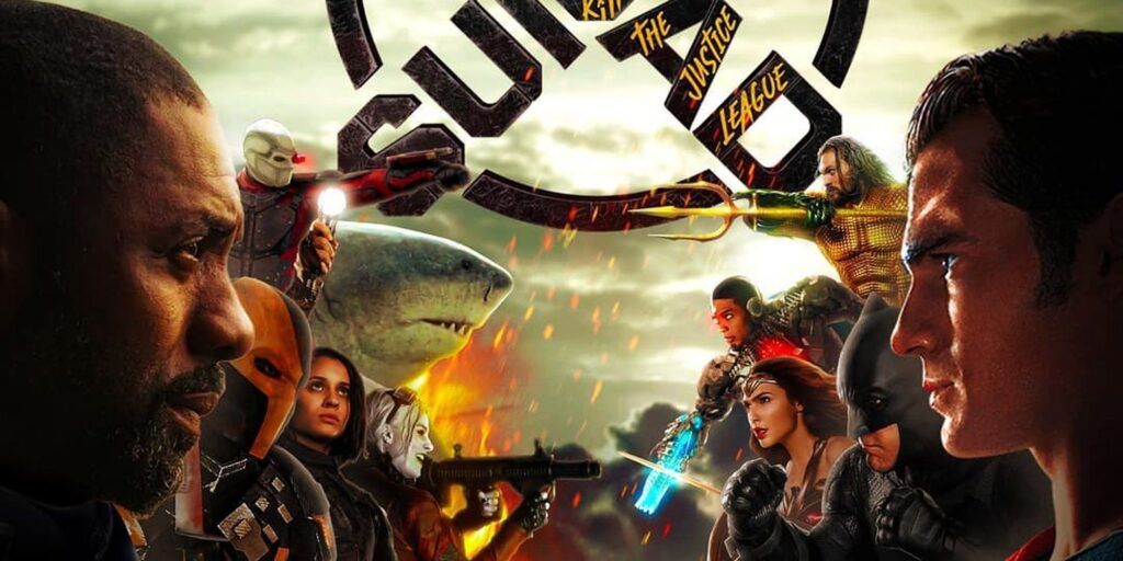 The Suicide Squad Art Imagines Task Force X Fighting Justice League