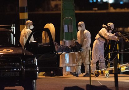 Imagen de archivo del 26 de agosto de la llegada de la Guardamar Concepción Arenal al muelle de Puerto del Rosario (Fuerteventura).