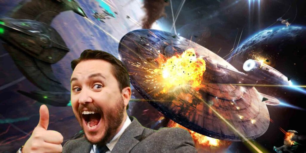 Wil Wheaton reacciona a Wesley Crusher en Star Trek Fleet Command