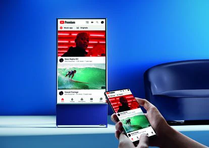 Plataformas como Spotify están disponibles directamente a través del televisor.