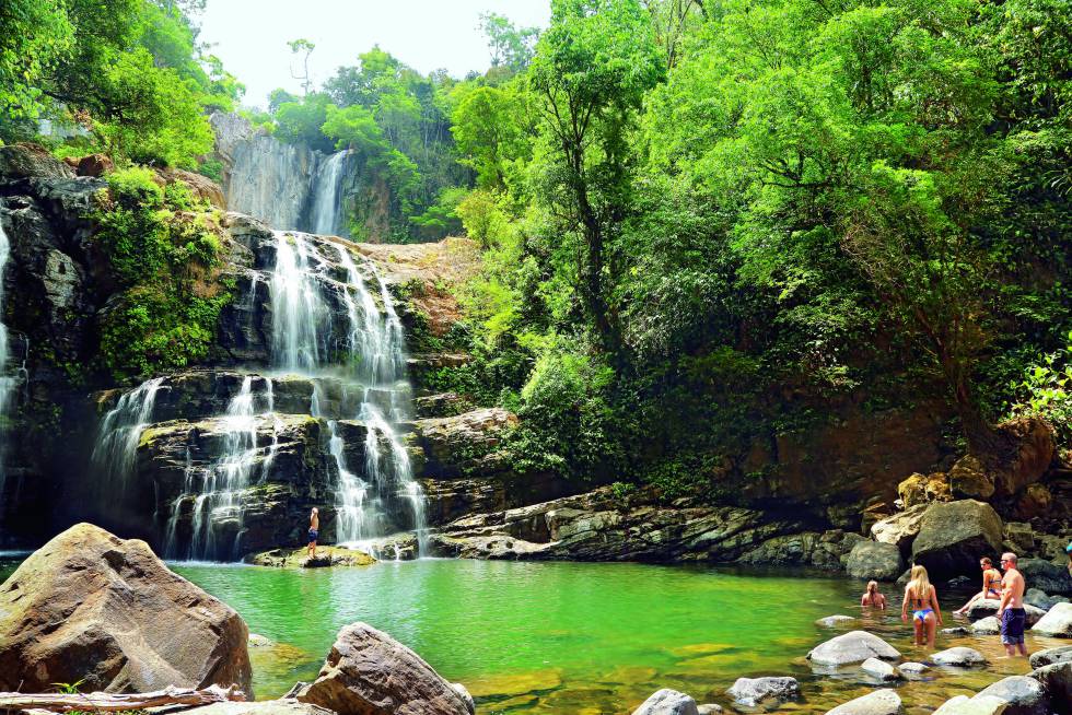 Cataratas Nauyaca, cerca de Dominical, en Costa Rica.