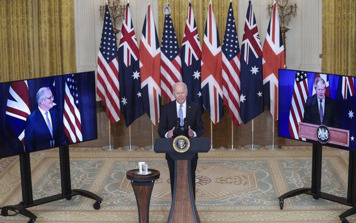Estados Unidos, Reino Unido y Australia formalizan un ‘histórico’ pacto de defensa frente a China