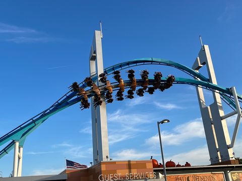 montaña rusa en cedar point