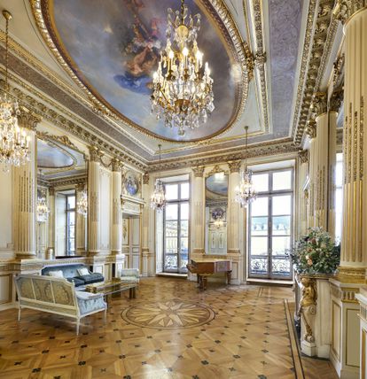 La Maison Chaumet en la parisina Place Vendome, donde puede verse la exposición de Napoleón y Josefina Bonaparte.