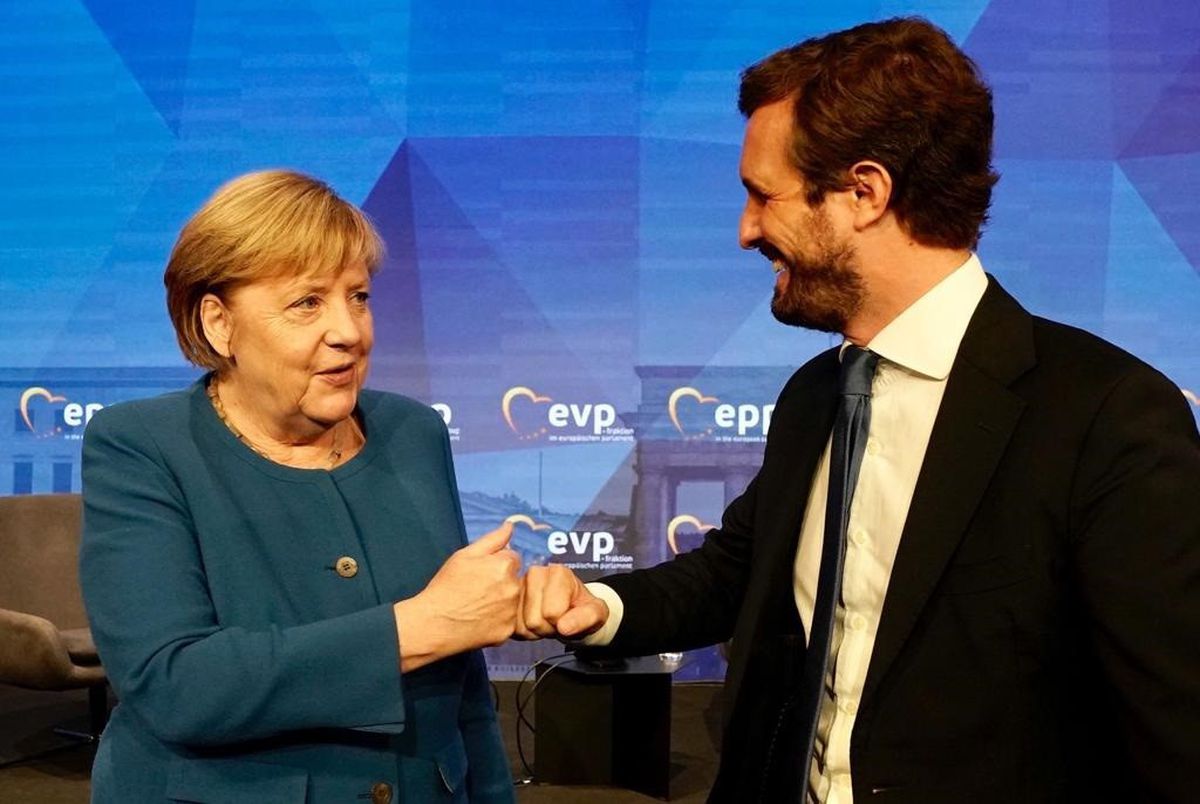 De Merkel a Casado