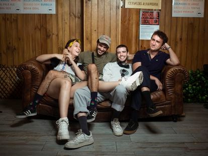 El grupo Niña Polaca, retratado en julio pasado en Madrid. 