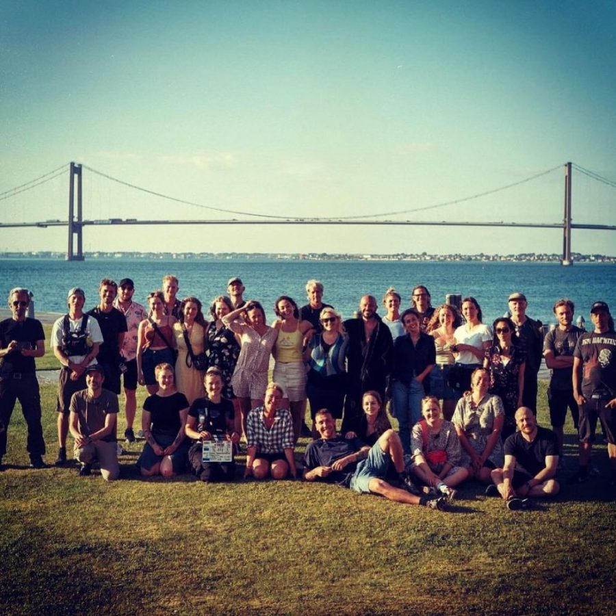 Equipo de filmación de adultos amorosos