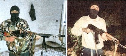 Según la policía, imágenes de Abdel Bary subidas a sus redes sociales donde "porta fusiles de asalto tipo kalashnikov o ametralladoras".