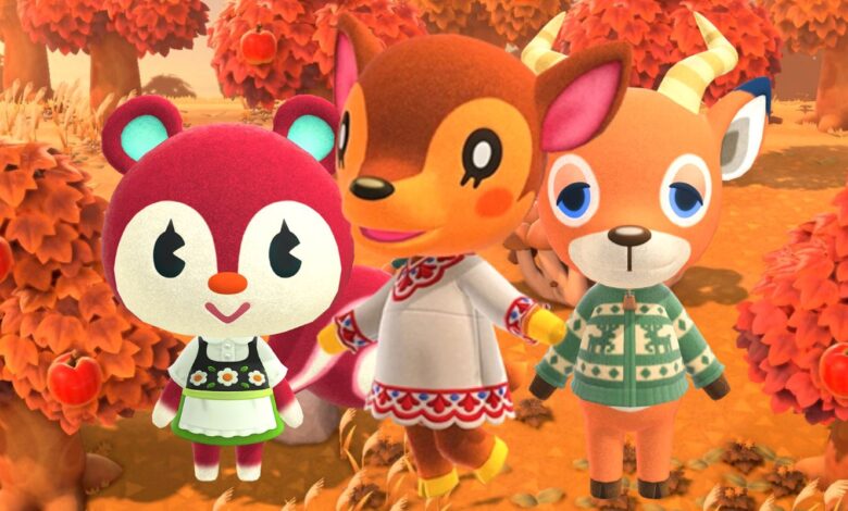 Aldeanos de Animal Crossing ideales para las temporadas de otoño