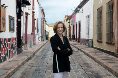 Anne Applebaum, el 3 de septiembre de este año, en el HAY Festival de Querétaro.