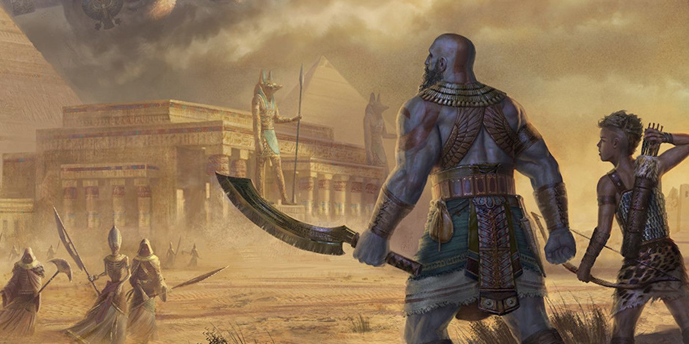 Aparece el fan art de God of War que imagina una secuela ambientada en Egipto
