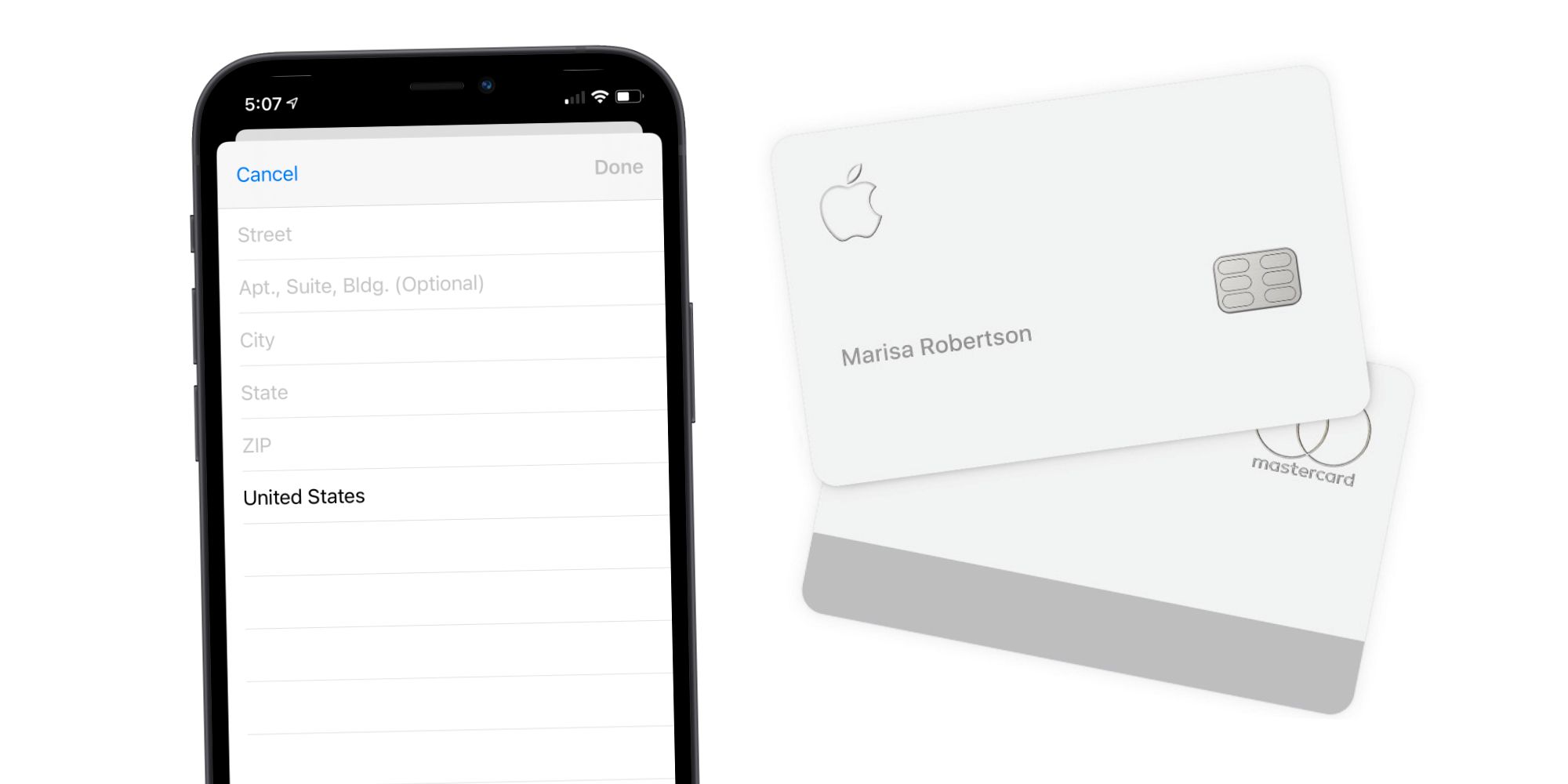 Cómo cambiar la dirección de facturación de la tarjeta Apple en su iPhone