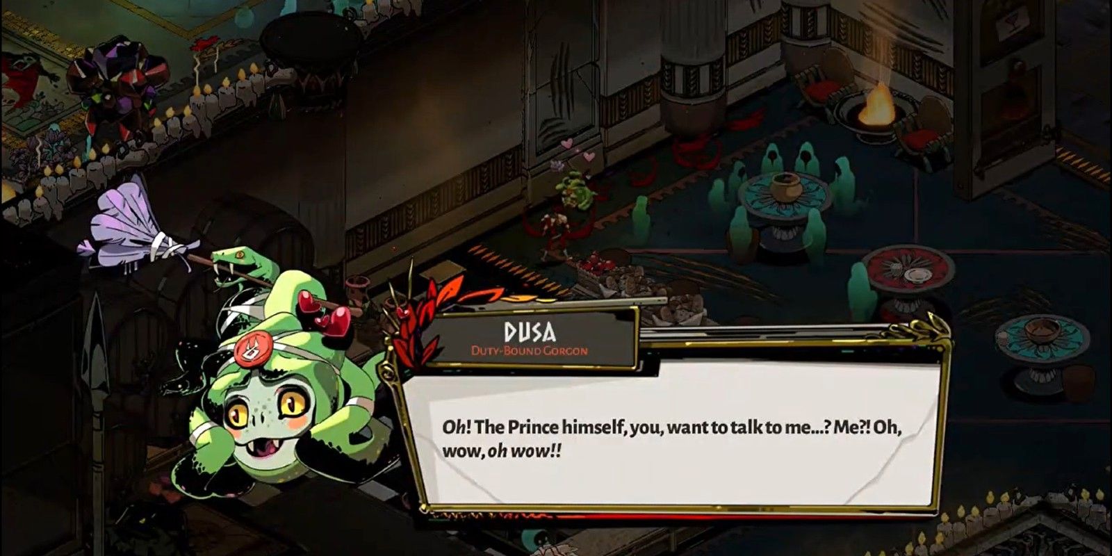 Cómo completar el favor de Dusa en Hades (y ganar a su compañero)