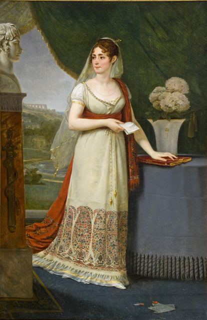 Retrato de Josefina de Beauharnais, primera esposa de Napoleón Bonaparte y emperatriz de Francia.