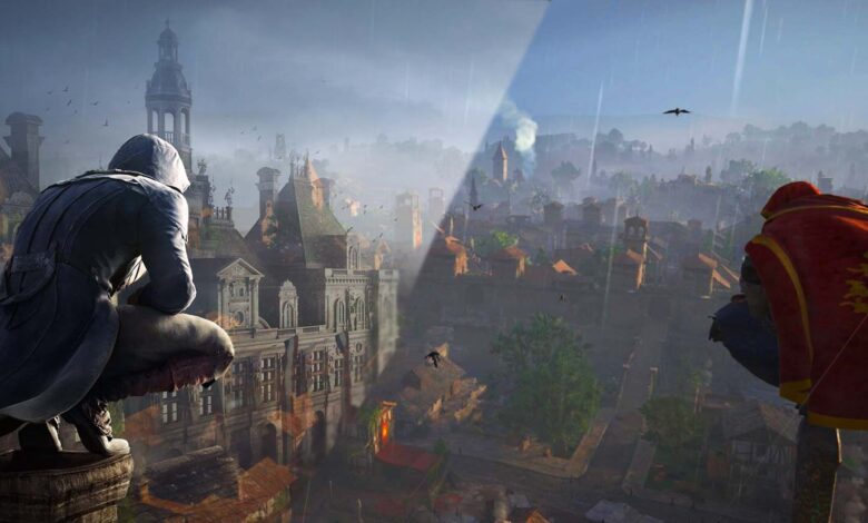 Cómo se compara el París de AC Valhalla con Assassin's Creed Unity