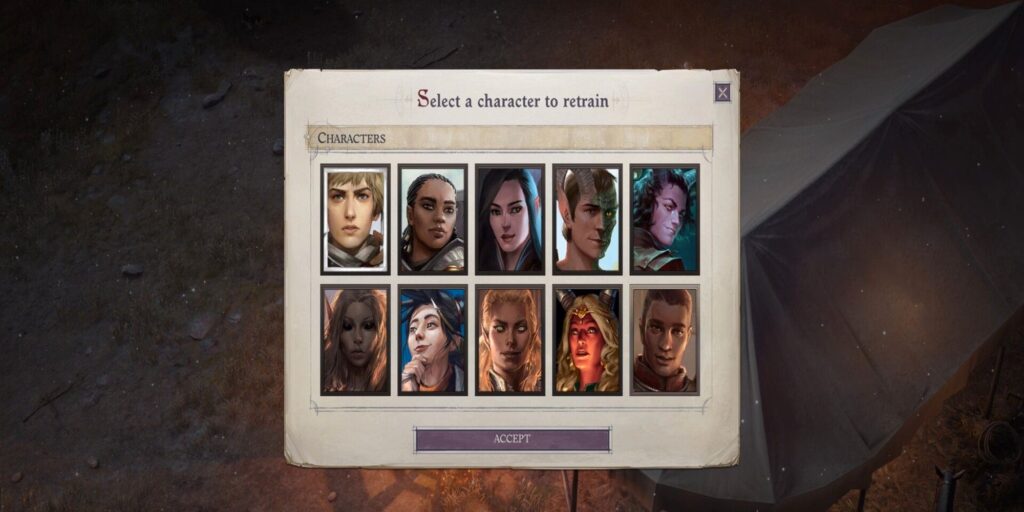 Cómo volver a especificar personajes en Pathfinder: Wrath of the Righteous