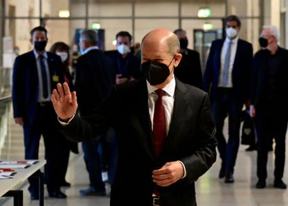 El candidato del SPD a canciller, Olaf Scholz, el pasado martes.